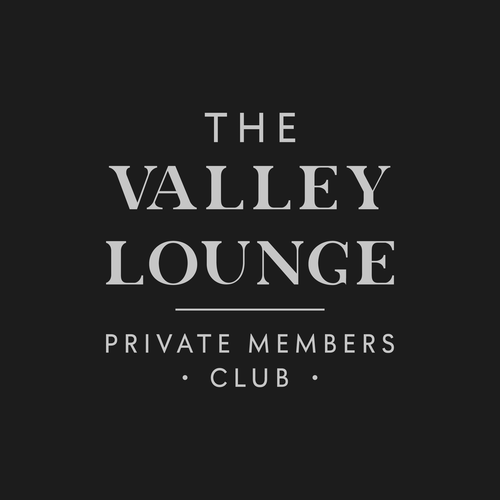 Lounge logo with the title 'The Valley Lounge - Main Logo'