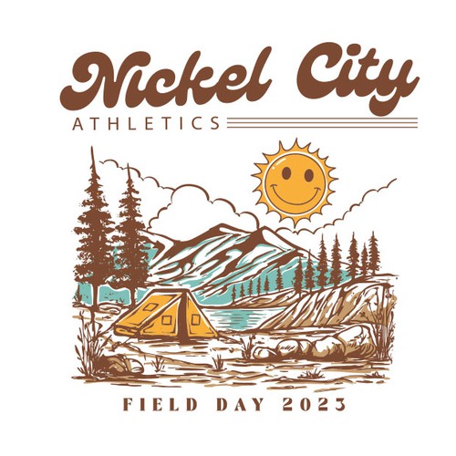 Environment t-shirt with the title 'Concept design for brand Nickel City'