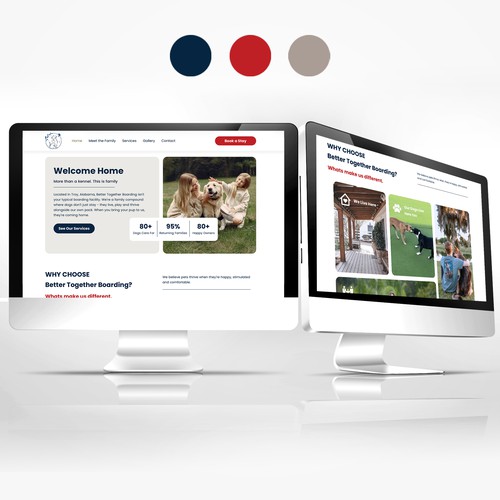 SEO design with the title 'Better Together Boarding'