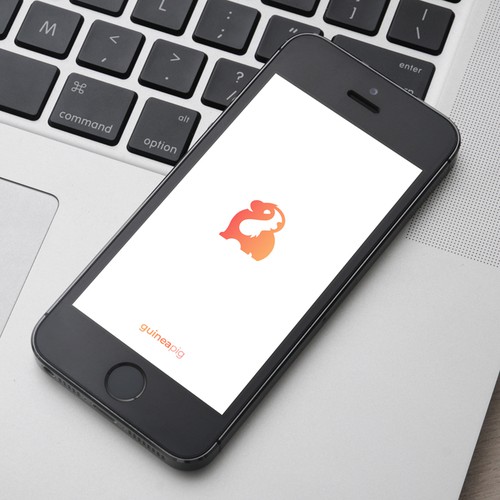 Golden ratio logo with the title 'guineapig'