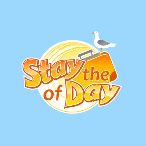 Traveling design with the title 'Stay of the Day '