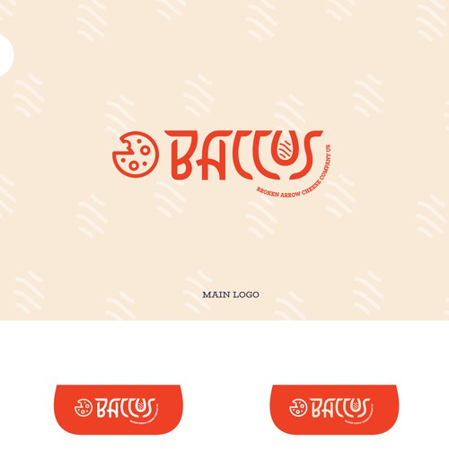 Cheese logo with the title 'Unique craft-inspired logo for local cheese shop'