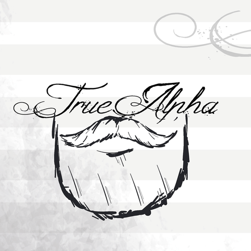 Alpha logo with the title 'L'uomo alpha'