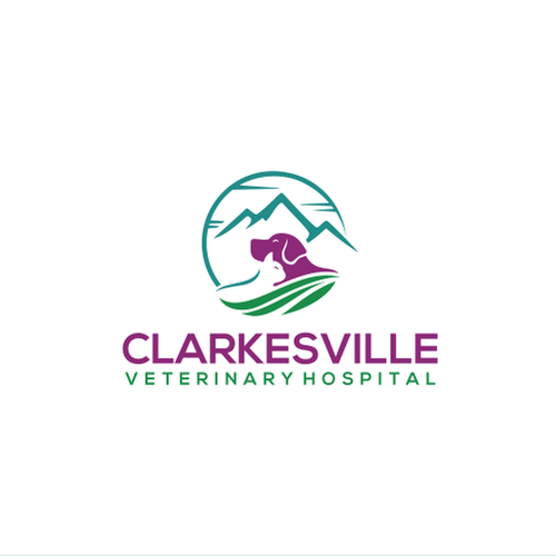 Png logo with the title 'Clarkesville Veterinary Hospital'