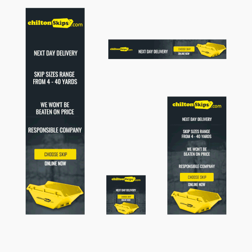 GIF design with the title 'Animated banner set'