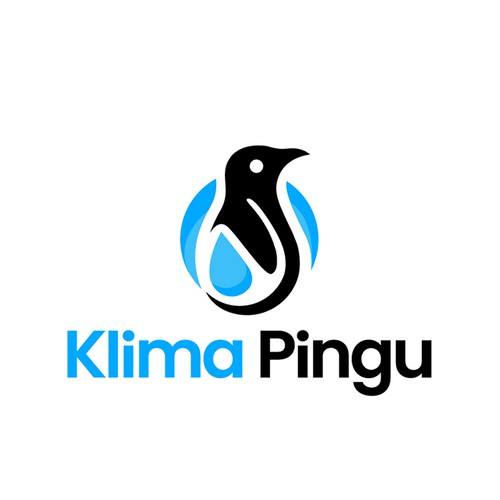 Penguin logo with the title 'Klima Pingu'