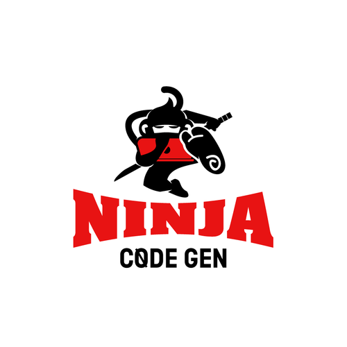 Ninja logo with the title 'Monkey NINJA CODE'
