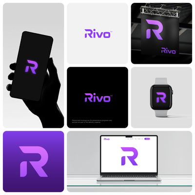 Rivo logo design concept