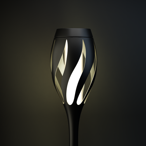 Torch design with the title '3D Solar Torch'