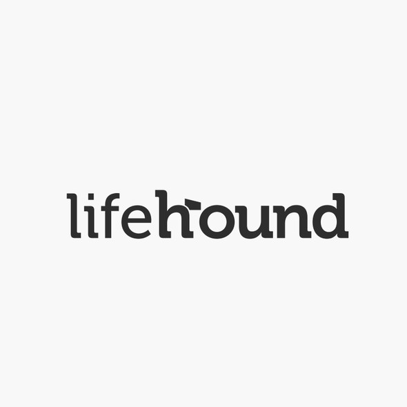 Minimalist logo with the title 'LifeHound'
