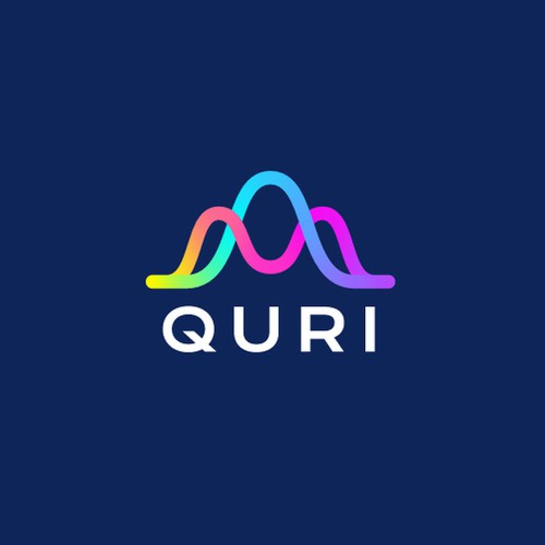 Scientific design with the title 'Creative logo design for Quri'
