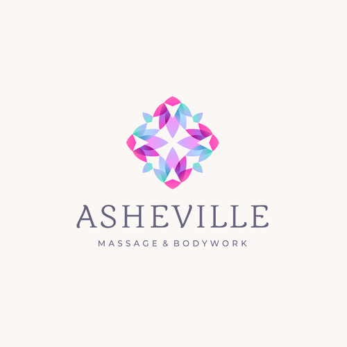 Logo with the title 'Asheville'