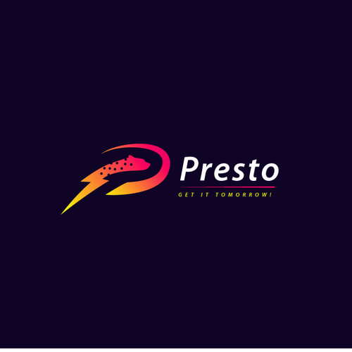 Cheetah design with the title 'Presto'