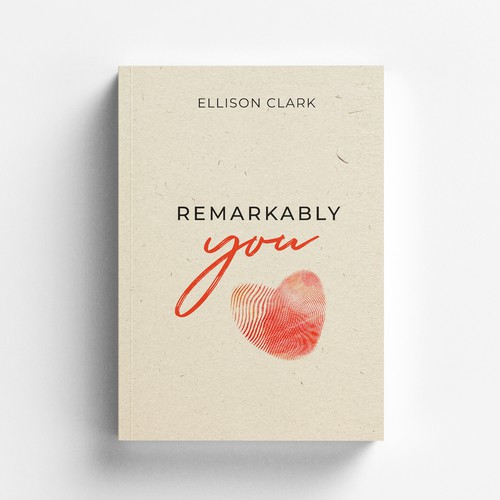 Fingerprint design with the title 'book cover'