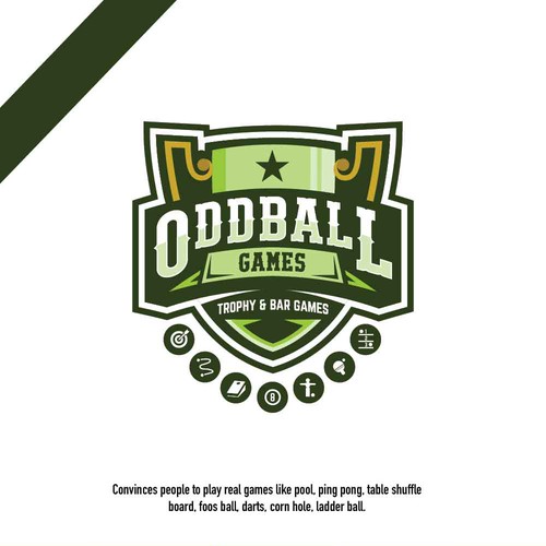 Medal logo with the title 'Oddball.games'