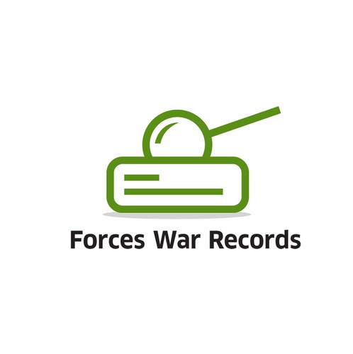 War logo with the title 'Forces War Records'