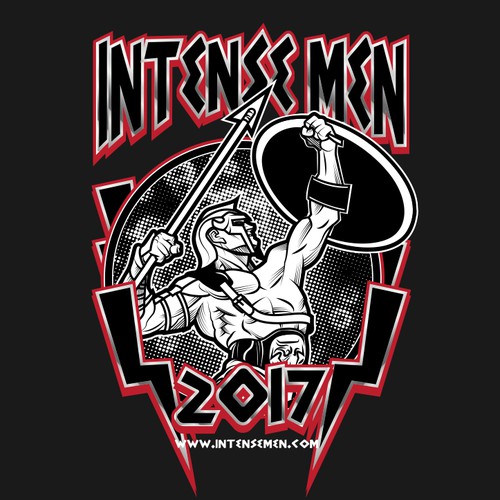 Fitness t-shirt with the title 'Intense Men'