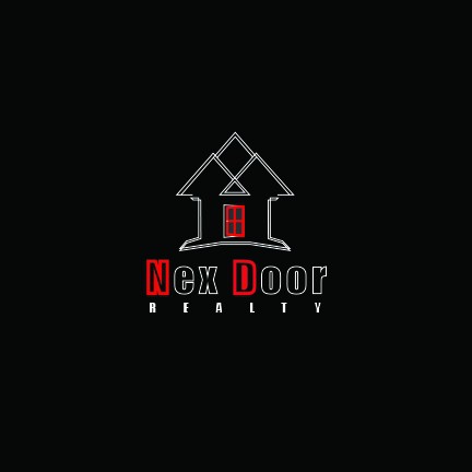 Door logo with the title 'Simple Real Estate Logo'