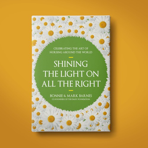 Creative book cover with the title 'Shinning the light'