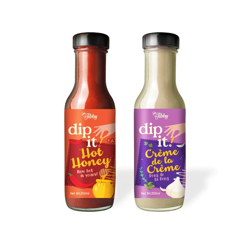 Fun packaging with the title 'Fun sauces'