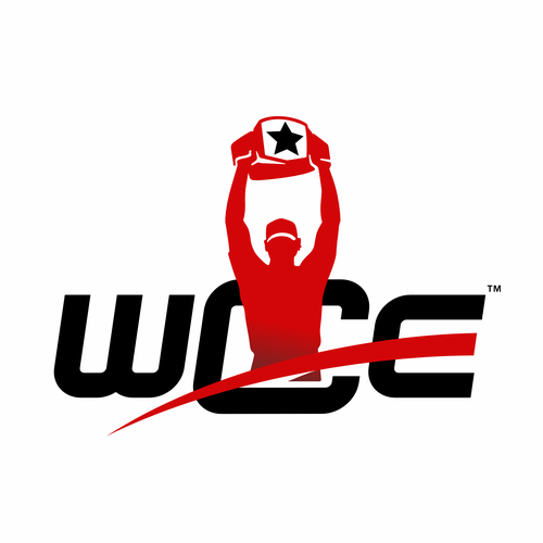 Design with the title 'World Champion Events or W.C.E. '