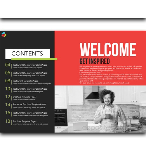 Cook design with the title 'Cool Cookbook'