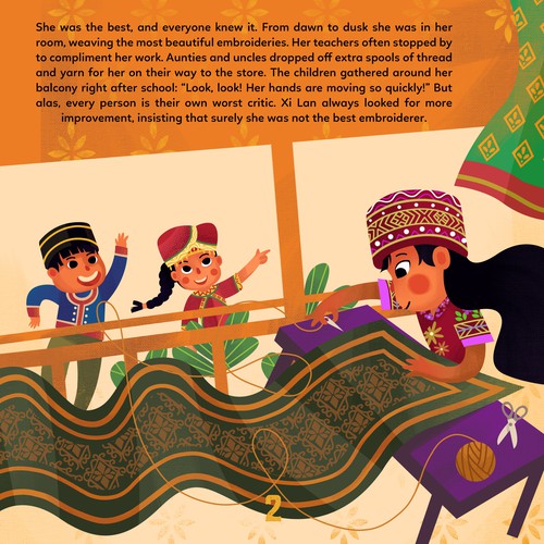 Kid artwork with the title 'Xi Lan Ka Pu page 2'