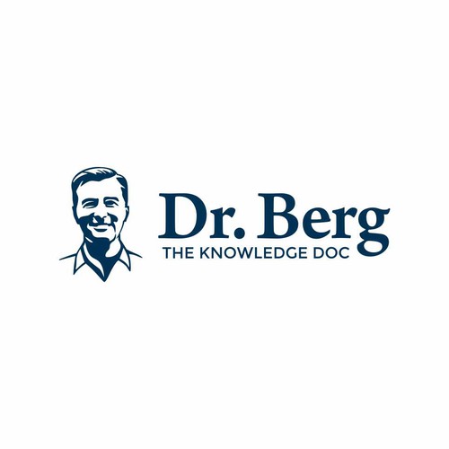 Knowledge logo with the title 'Dr. Berg logo redesign'