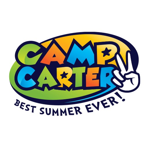 Summer camp logo with the title 'Playful logo for After-Care Program'