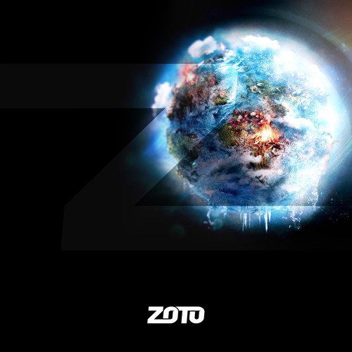 Hip hop artwork with the title 'Zoto CD Cover Art'
