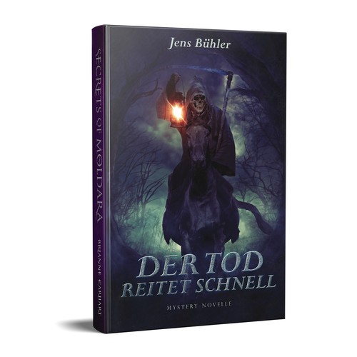 Death design with the title 'Der Tod Reitet Schnell'