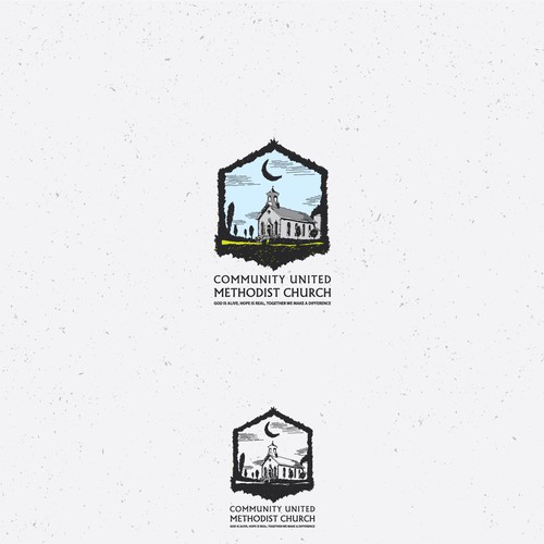 Religious brand with the title 'Church Logo'