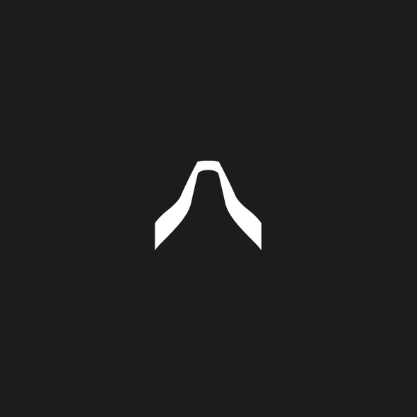 Futuristic logo with the title 'Brandmark-NR3234'