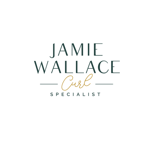 Modern vintage logo with the title 'Simple typography based logo for hairstylist. '