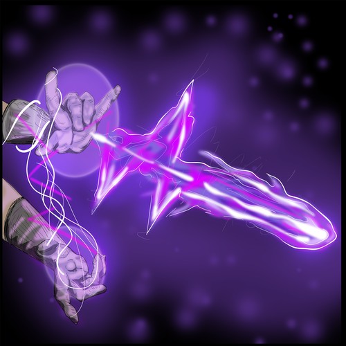 Magic artwork with the title 'Card Game RPG concept'