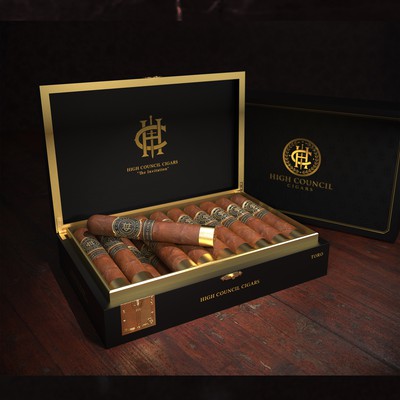 High Council cigar packaging design