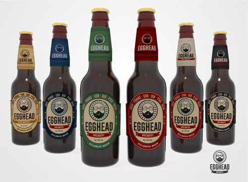 Egg design with the title 'EGG HEAD'