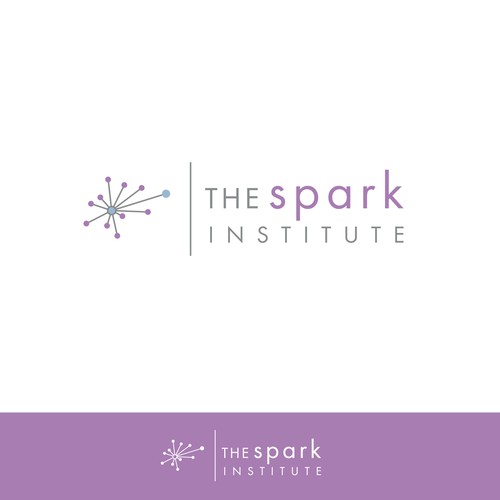 Spark logo with the title 'Winning logo designed for a multi disciplinary, holistic mental health clinic in Canada. [November 2015]'