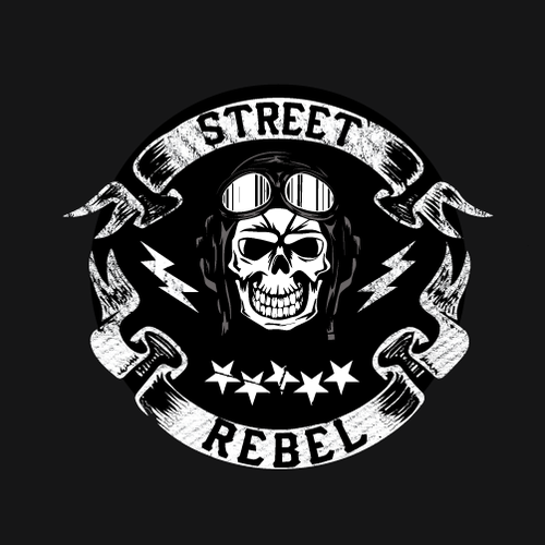 Rider logo with the title 'Street Rebel'
