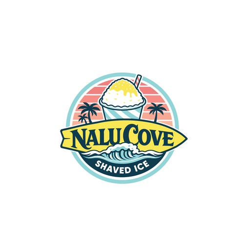 Ice cream shop design with the title 'Logo for Shaved Ice shop'