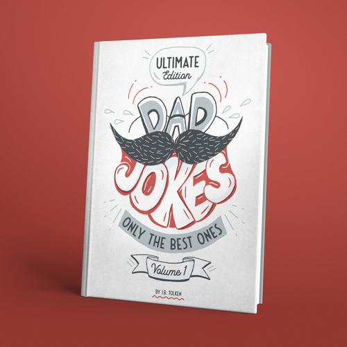 Cartoon book cover with the title 'Book cover'