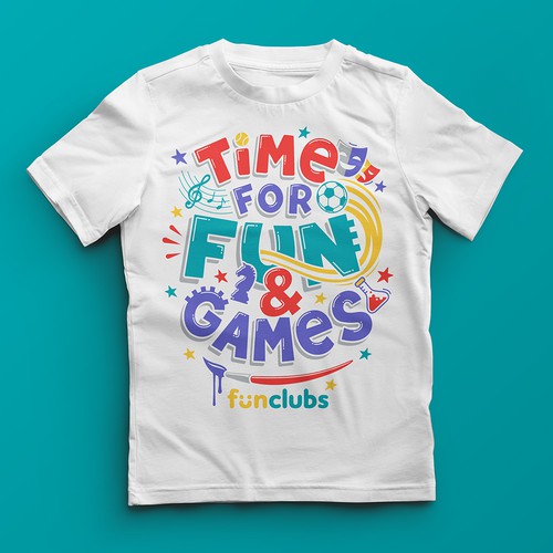Education t-shirt with the title 'T-shirt Design for Fun Clubs'
