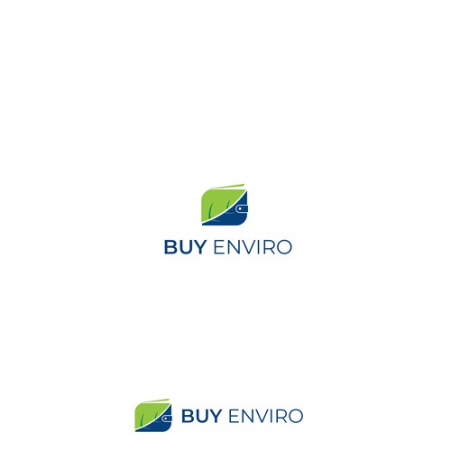 Wallet design with the title 'Eco logo for wallet'