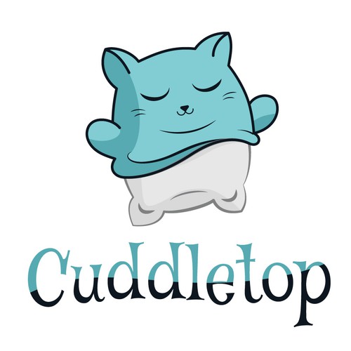 Pillow logo with the title 'A cute but not childish logo'