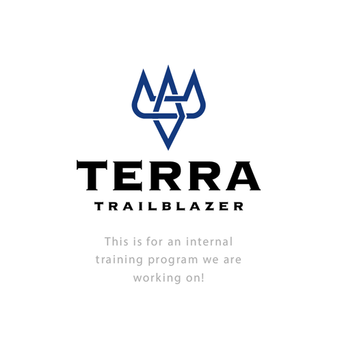 Industrial logo with the title 'Terra Trailblazer'