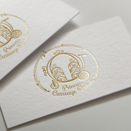 Sparkle design with the title 'Princess Carriage logo design'