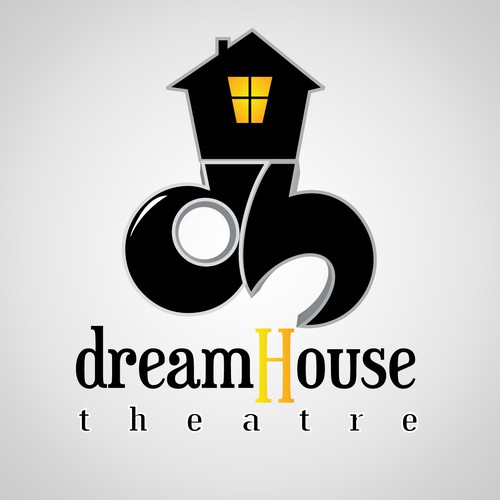 Theater logo with the title 'DreamHouse Theatre'