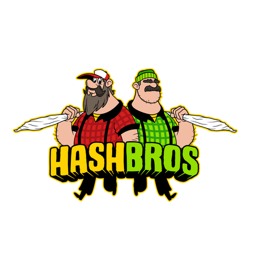 Lumberjack logo with the title 'Hashbros'