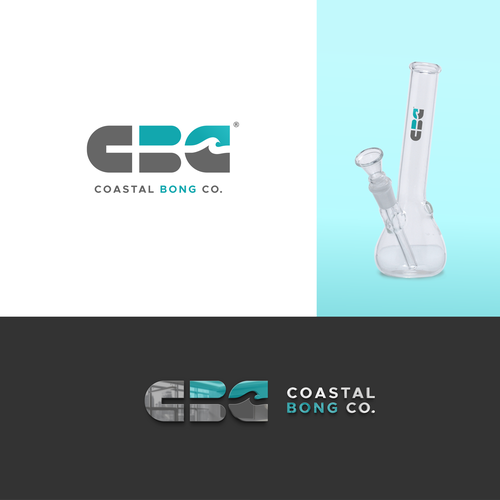 Cannabis leaf logo with the title 'CBC Logo'