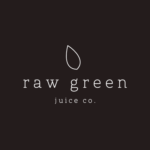 Soft logo with the title 'Brand for upmarket raw juice company'